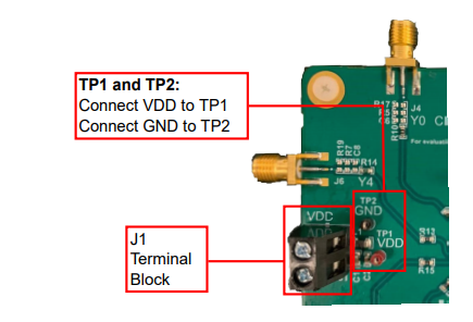 Texas Instruments LMK1C1108EVM Evaluation Module